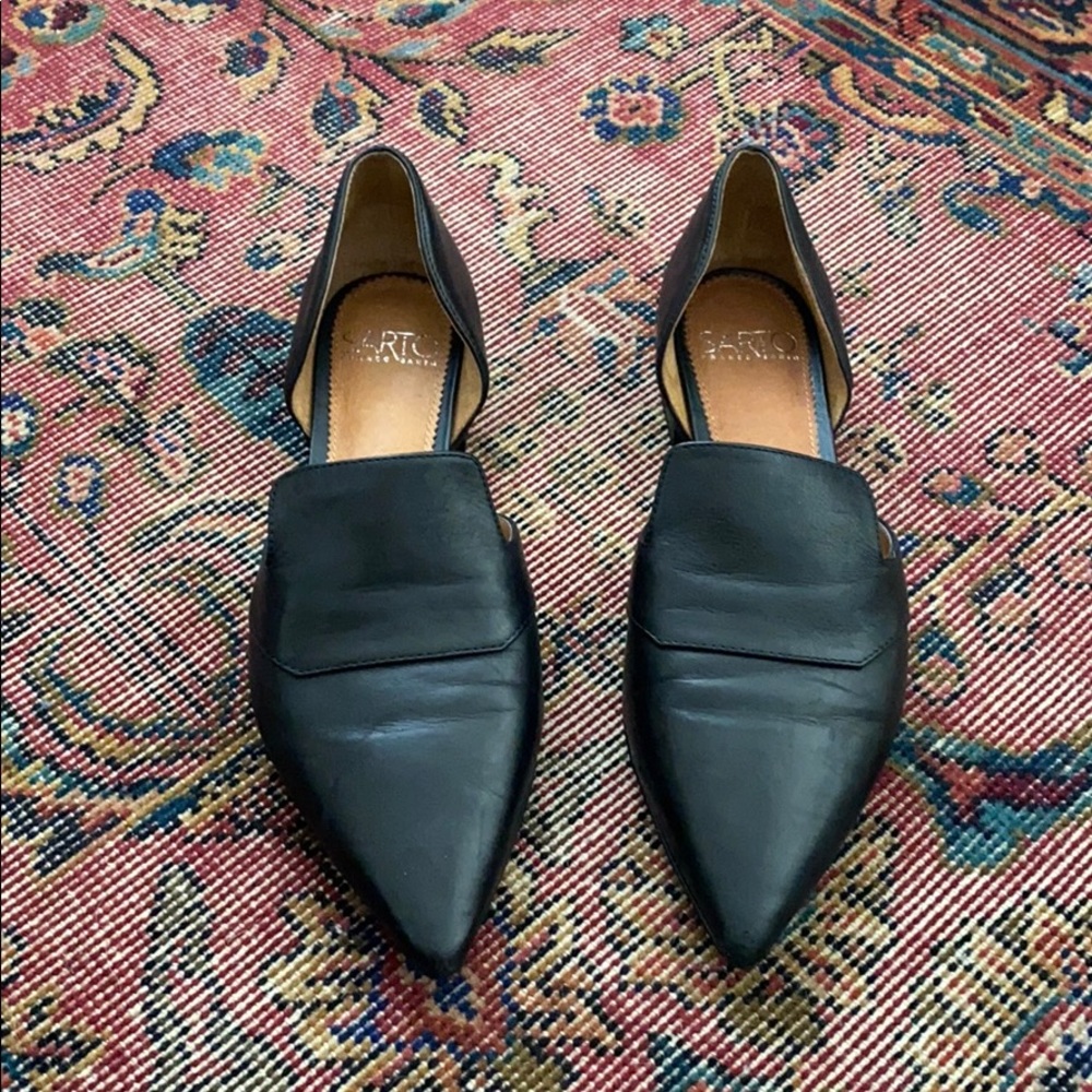 Sarto Franco Sarto Pointed Toe Black Flats